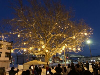 江別駅前公園イルミネーション 点灯式